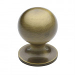 M Marcus Heritage Brass Ball Design Cabinet Knob 32mm 